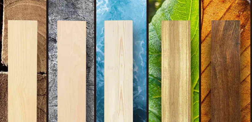 Custom furniture material options