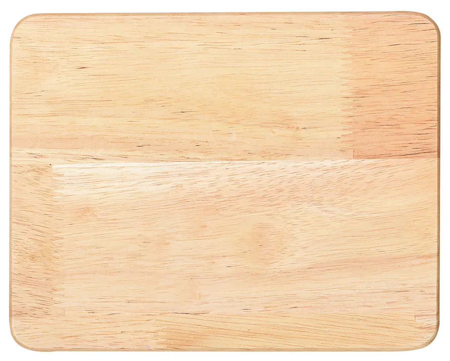 Solid rubber wood material