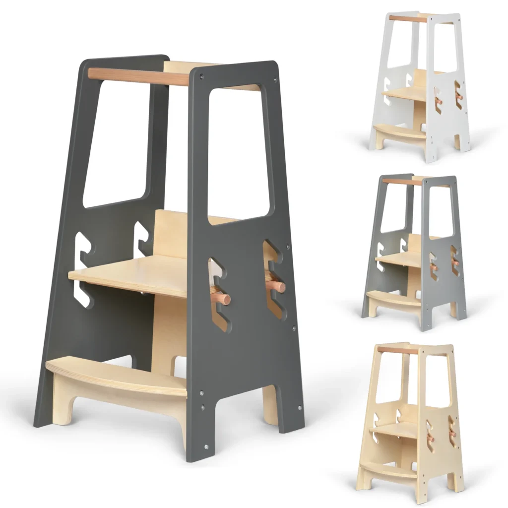 Adjustable Learning Tower — Black