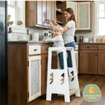 Adjustable Learning Tower — White