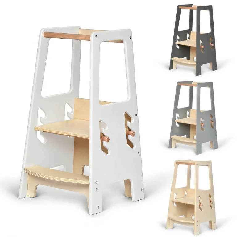 Adjustable Learning Tower — White