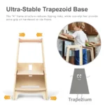 Ultra-stable trapezoid base of the learning tower