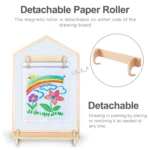 House-Shaped Magnetic Easel - product detail view 2