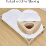 Quilted Cot Mattress Pads 5-Pack - product detail view 3