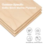 Outdoor specific Baltic birch marine plywood build of the sensory table