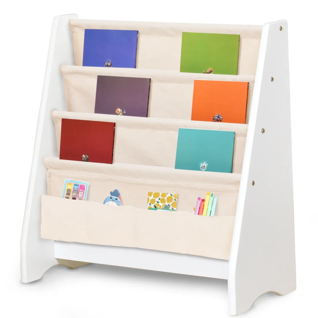 Main product photo of White Sling Bookshelf